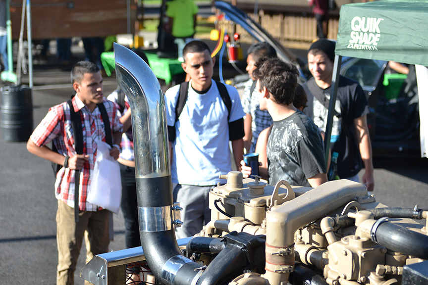 Students at Hawai'i CC Day
