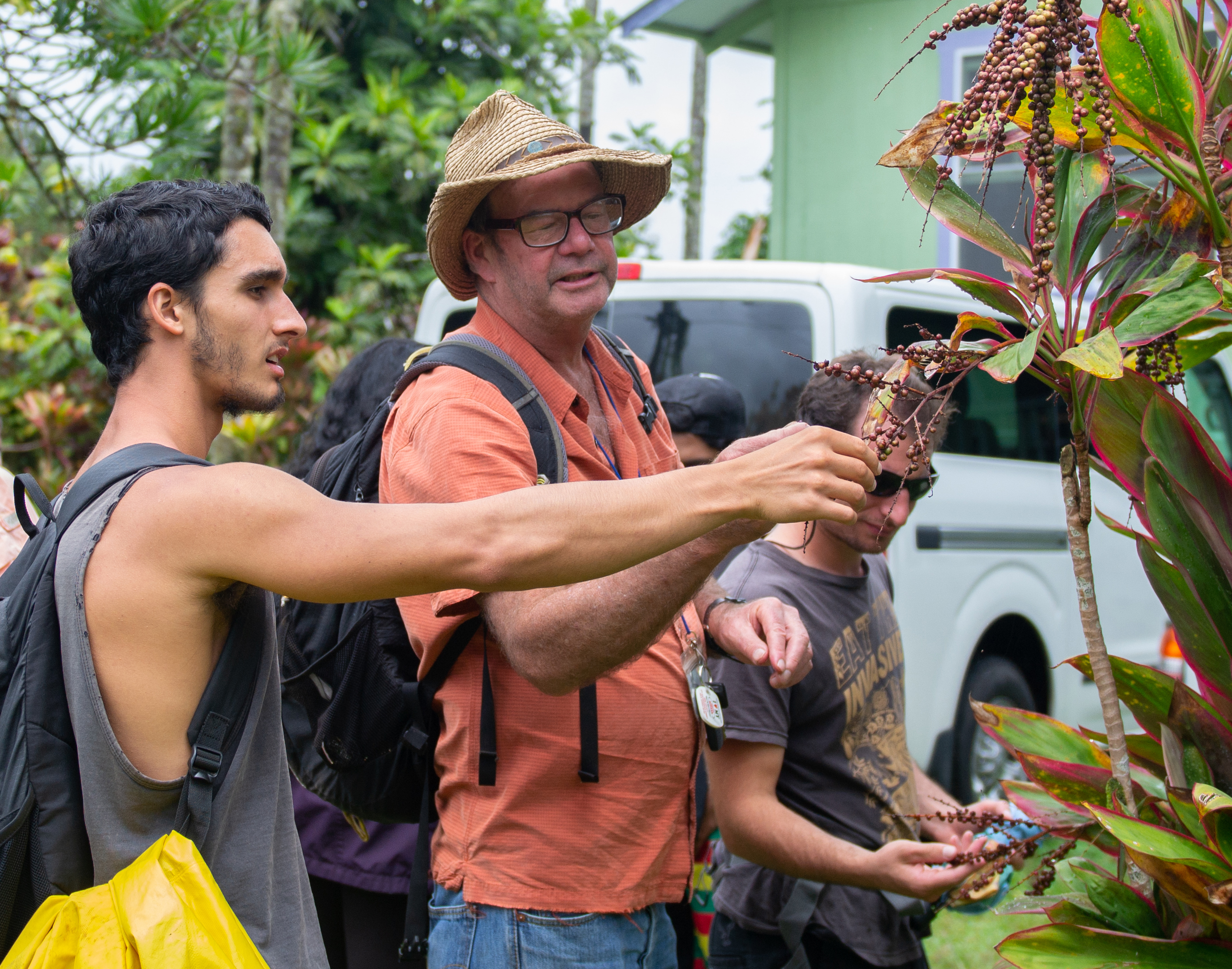 Students on an excursion