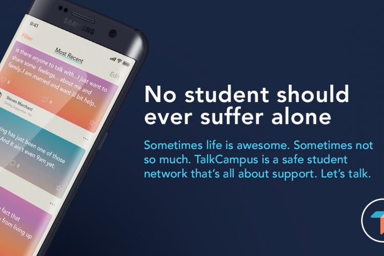 Photo showing the app