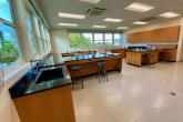 With Biosafety Level 1 certification (and level 2 in the works,) the new science lab will host biology, chemistry, and microbiology courses, opening new opportunities for STEM students.